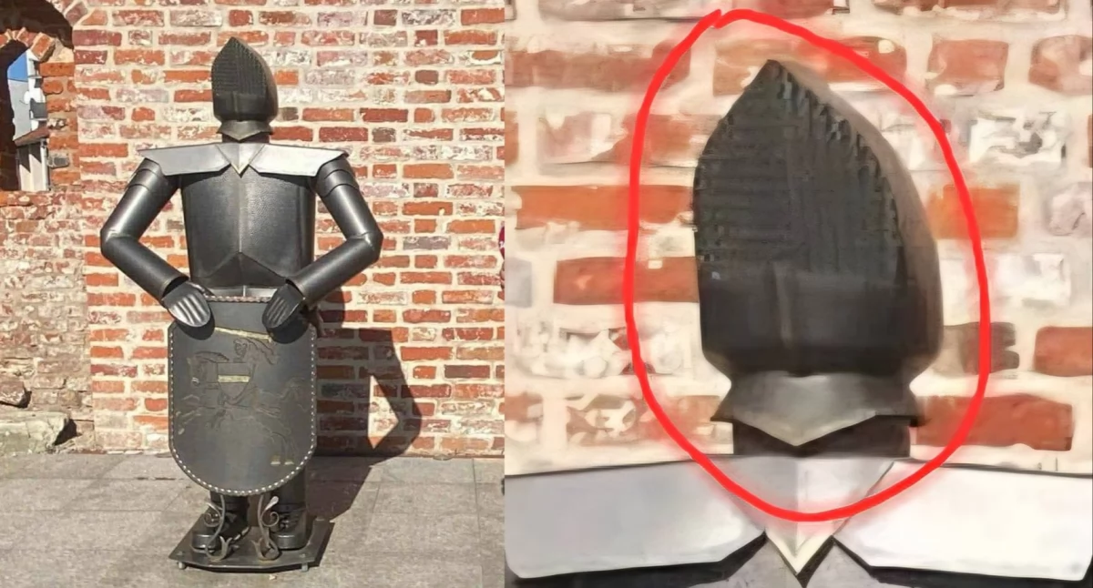 Policja szuka skradzionej głowy rycerza