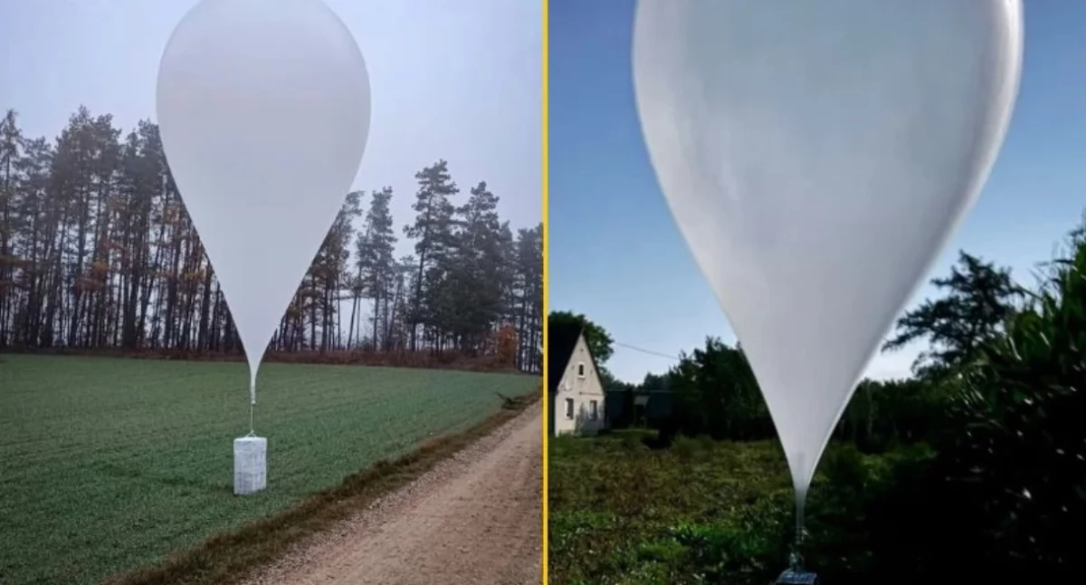 Siedem tzw. balonów przemytniczych w Wigilię wleciało nad Polskę