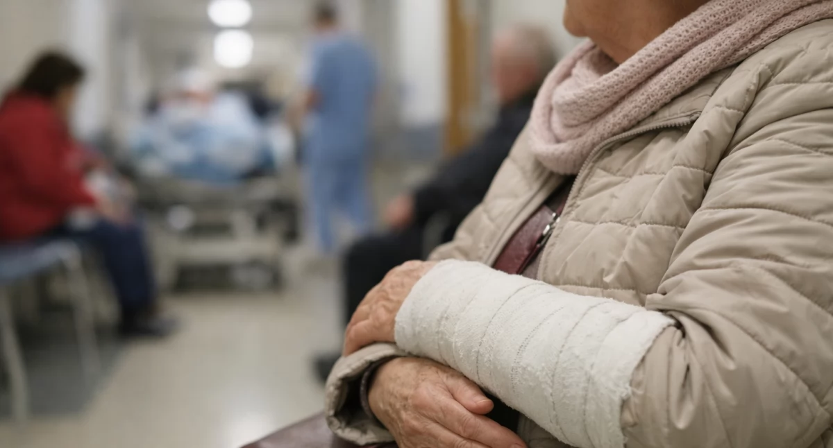 SOR-y przeciążone po fali upadków. Gołoledź dała się we znaki