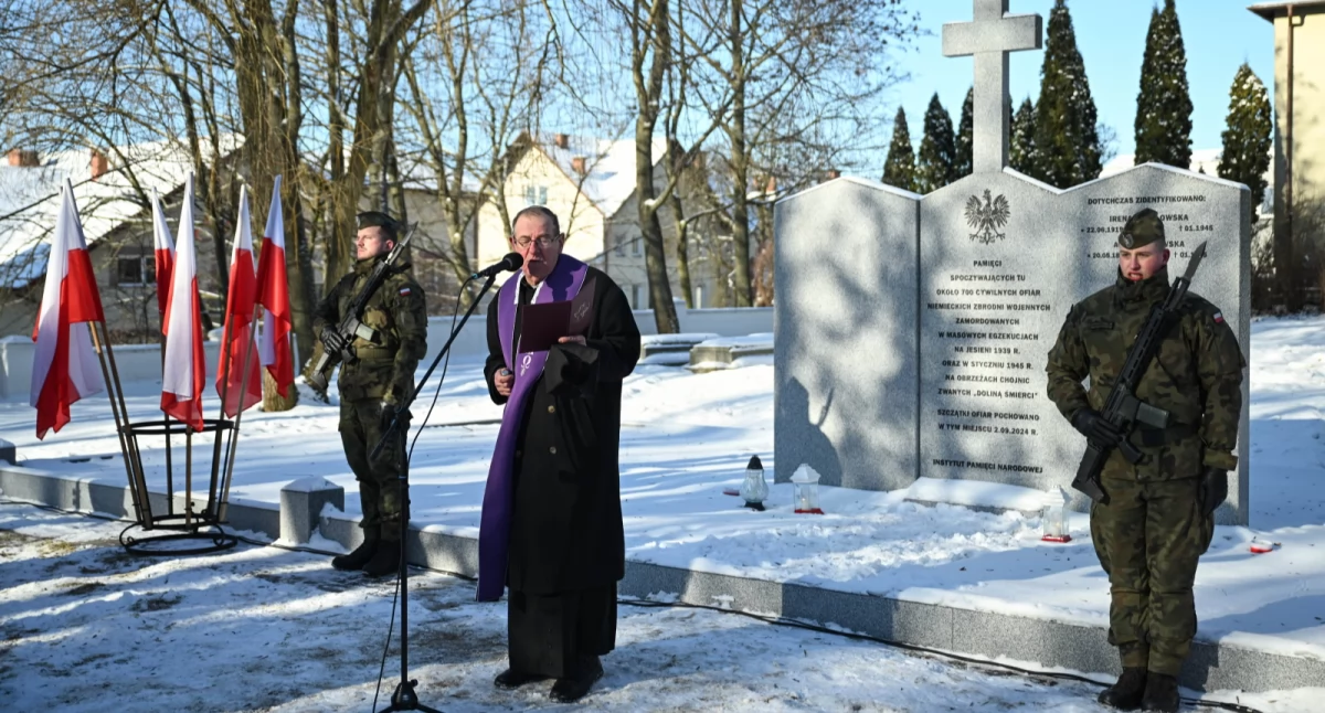 Poświęcono pomnik ofiar niemieckich zbrodni w Dolinie Śmierci