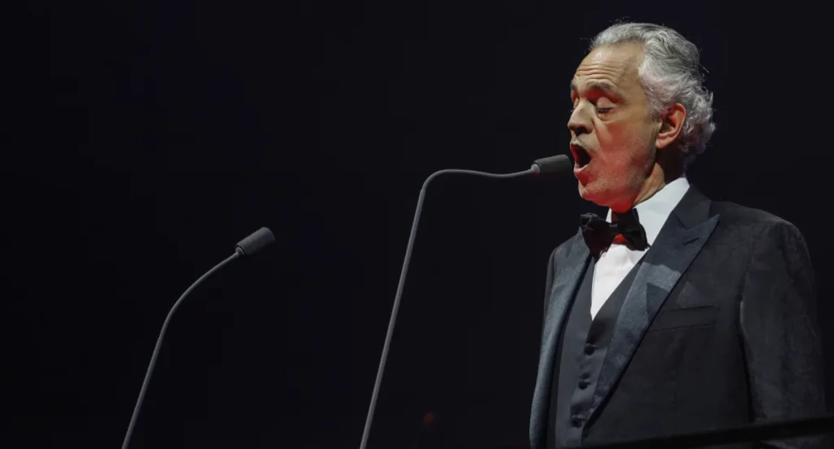Bocelli zaskoczył miliarderów mocnym przesłaniem