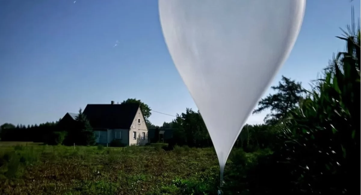 Kolejne balony z Białorusi wleciały do Polski w nocy