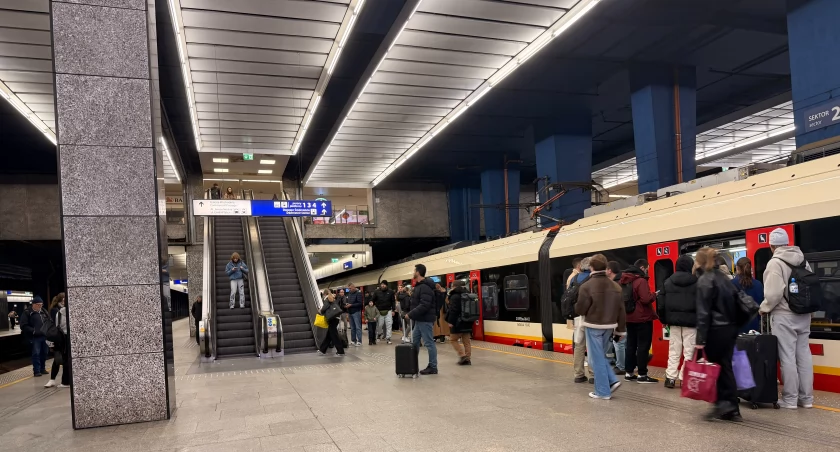 Pociągi nie zatrzymają się na stacji Warszawa Centralna