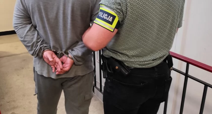 fot. mat. policji / Zatrzymany 45-latek z Azerbejdżanu