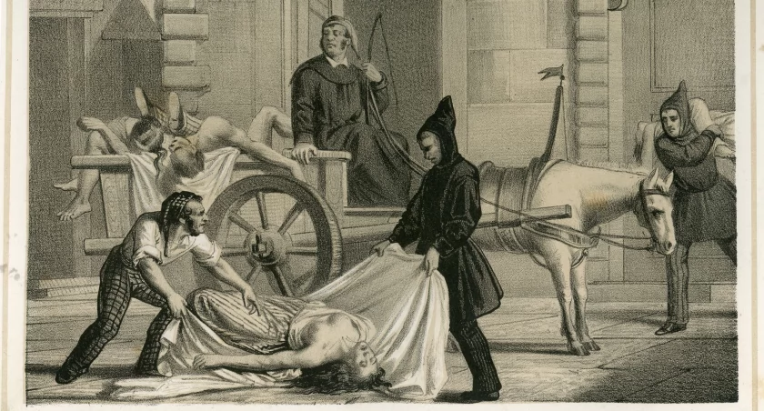 Fot. wikipedia / Epidemia cholery w Palermo w 1837 roku