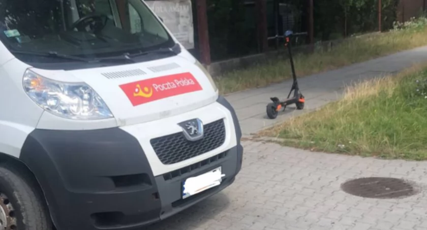 Wypadek z udziałem dziecka na hulajnodze na ulicy Czarnieckiego w Radomiu / fot. policja Radom