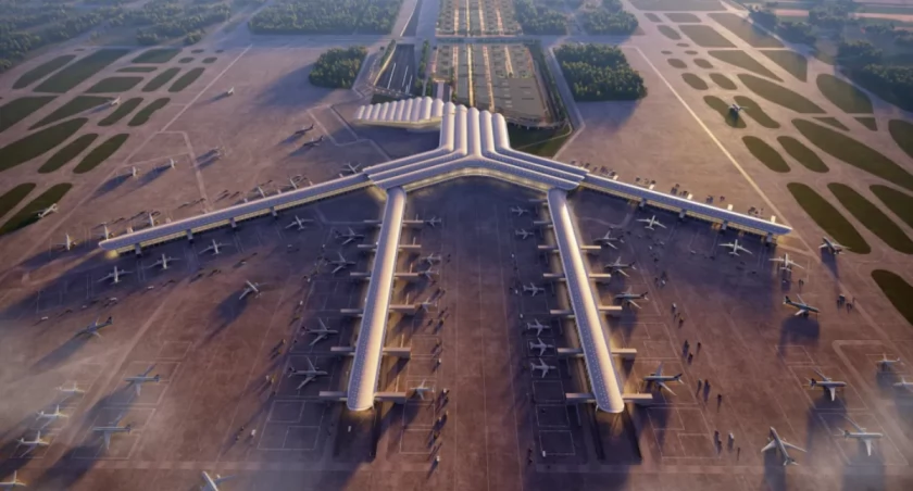 Wizualizacja CPK. Źródło: Centralny Port Komunikacyjny 