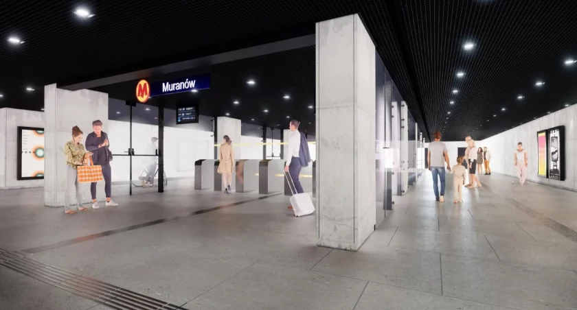 Metro Warszawskie - wizualizacje