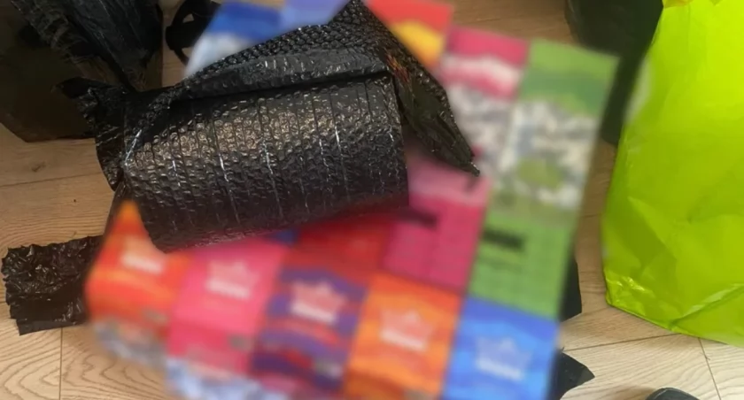 Zarekwirowane przez CBŚP produkty. Fot. cbsp.policja.pl /PAP