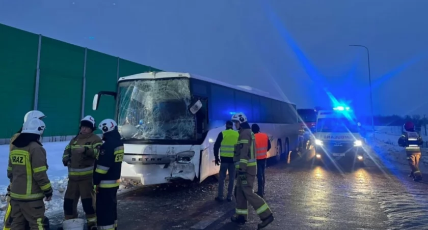 Zdjęcie z miejsca wypadku /Policja Płońsk 