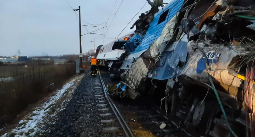 Około 40 osób rannych w wyniku zderzenia się dwóch pociągów 