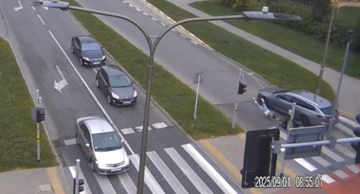 Potrącił 12-latka na pasach w Rzeszowie i odjechał. Policja szuka sprawcy