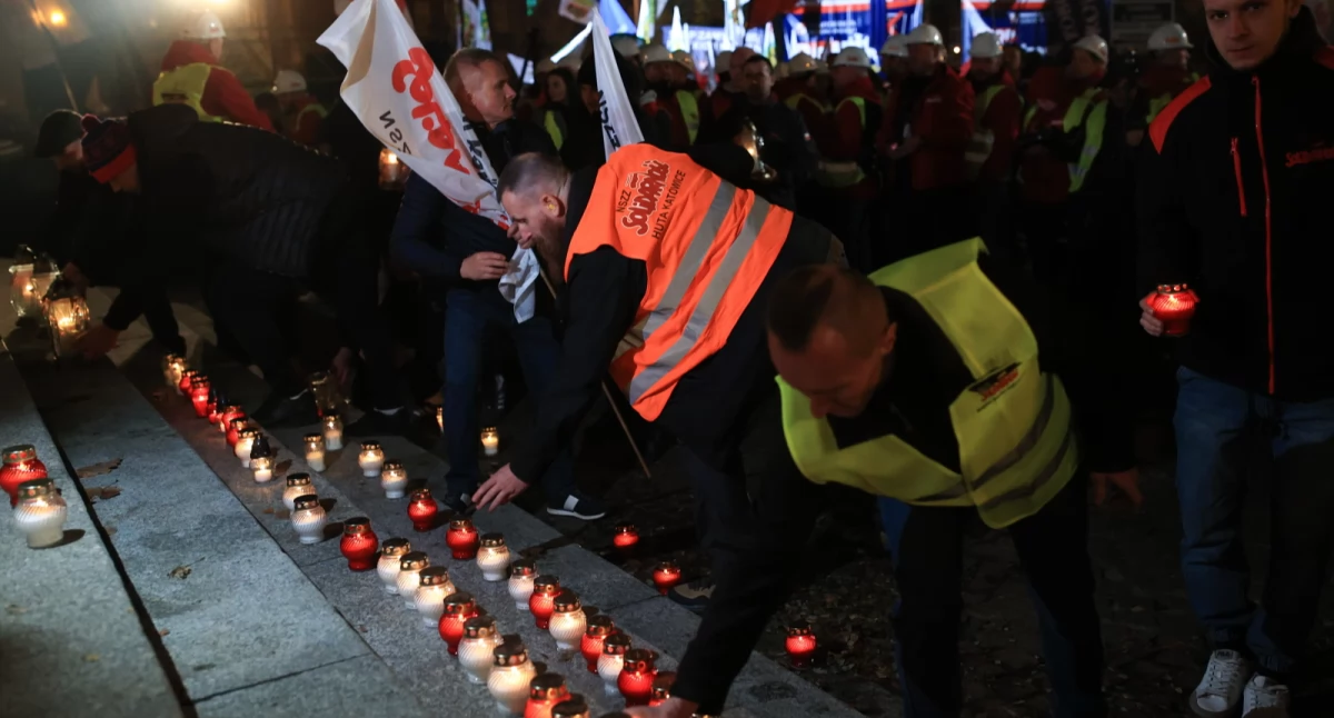 Związkowcy przeszli ulicami Katowic. Domagają się zmian w Zielonym Ładzie