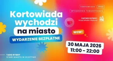 Kortowiada wychodzi na miasto - wydarzenie z okazji jubileuszu Olsztyńskich Juwenaliów