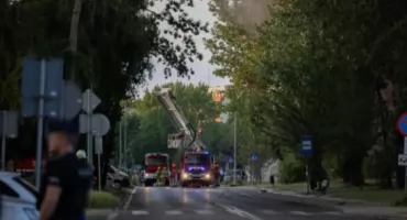 Dramatyczny pożar w Płocku. 66-latek usłyszał zarzuty