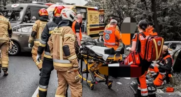 Sekundy od tragedii w Wesołej. Trzy osoby trafiły do szpitala