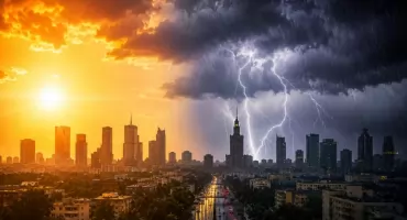 Mazowsze przed gwałtowną zmianą pogody. Burze mogą być bardzo silne