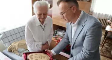 Irena Rudzińska świętuje jubileusz 100. rocznicy urodzin